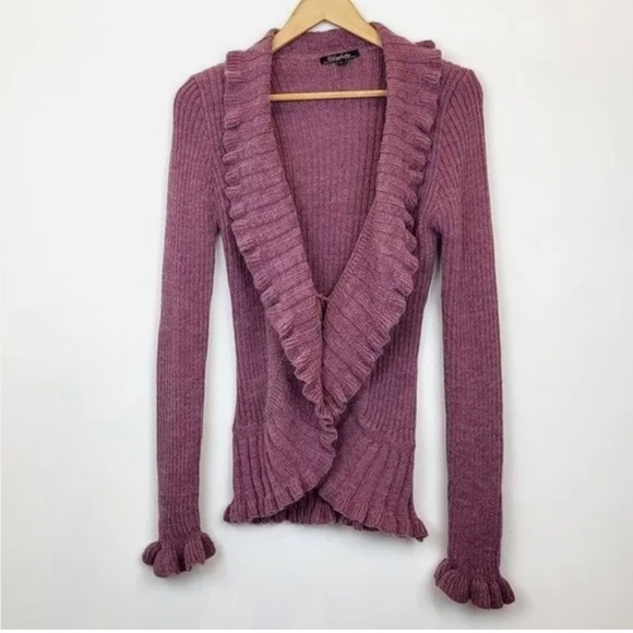 Elisabetta Collection Ruffle Cardigan - Picture 5 of 7